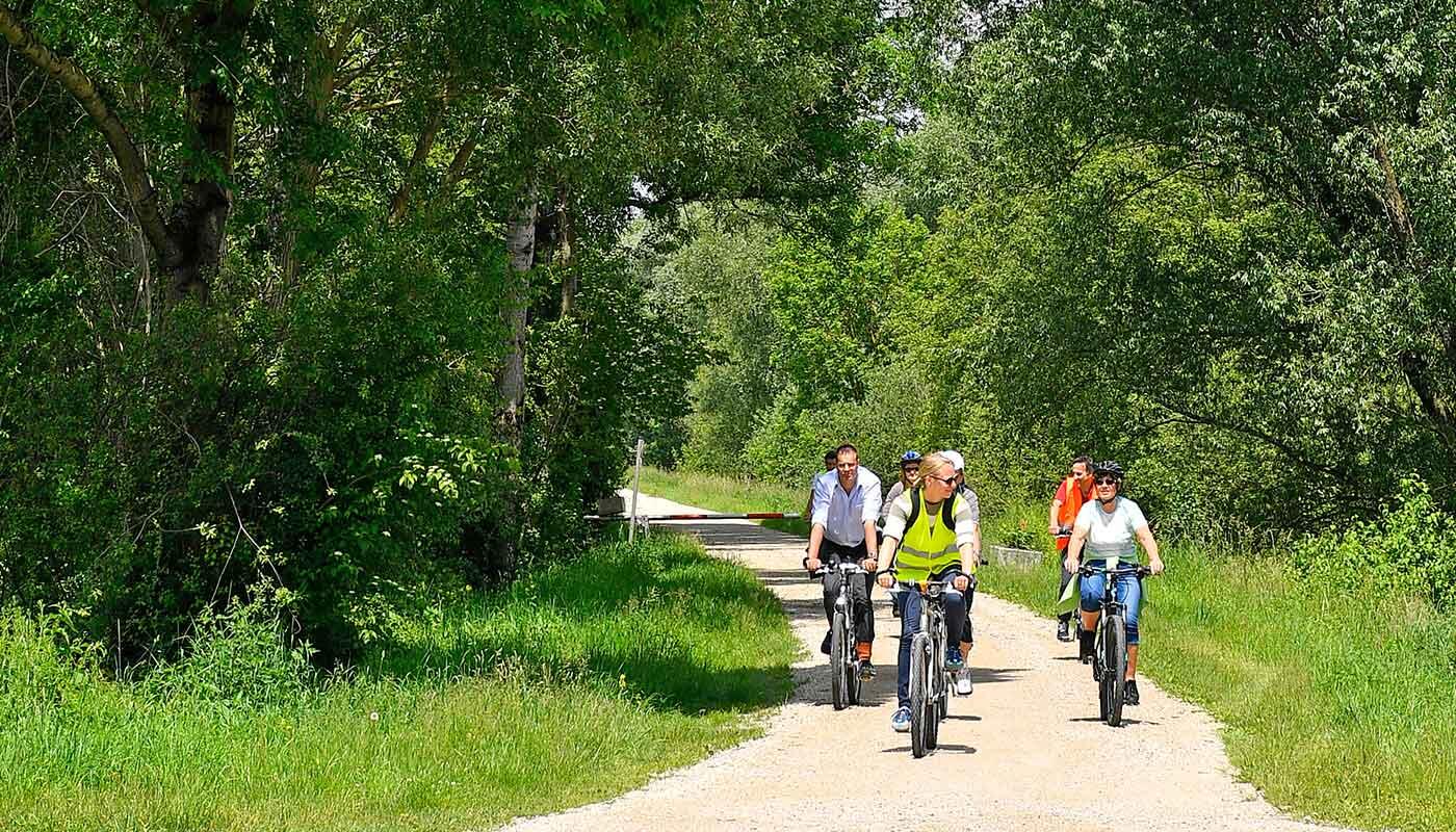 Umweltradweg Digitaler Umweltradweg am Flughafen München