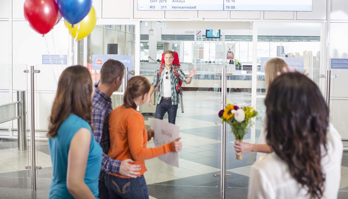 A relaxed arrival A relaxed arrival