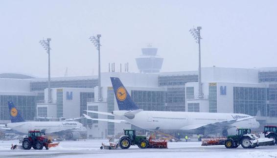 Winterdienst am Vorfeld Ost