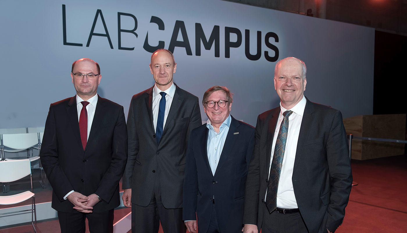 LabCampus launch event Guests at the LabCampus launch event