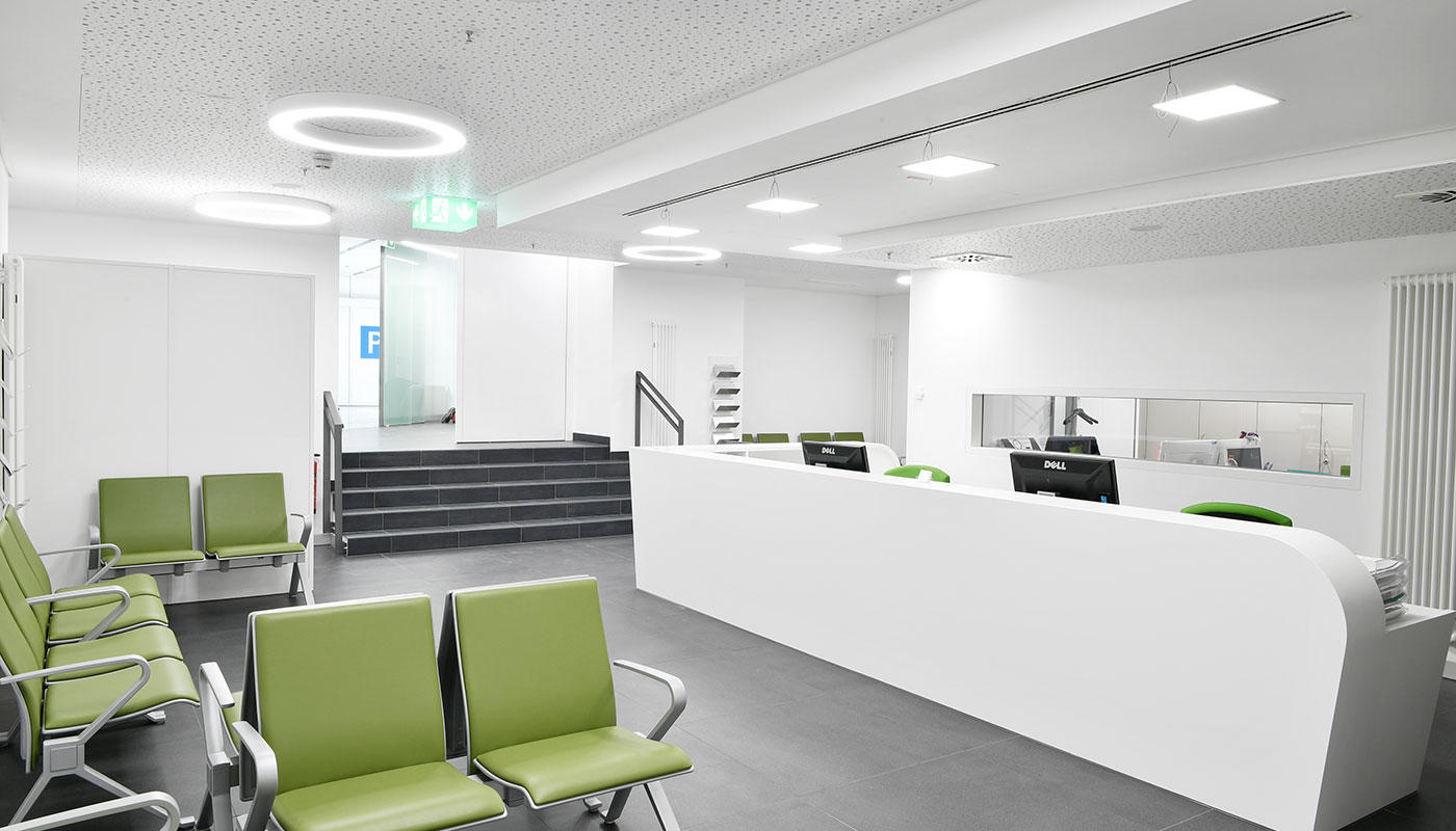 Arbeits- und Flugmedizin Arbeits- und Flugmedizin Empfangs- und Wartebereich