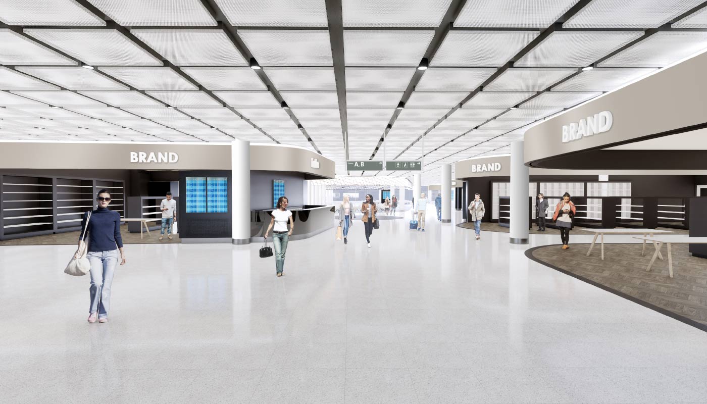 Flughafen München Terminal 1 Zentralbereich www.munich-airport.de