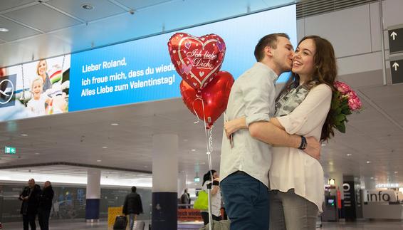 Valentine's Day at Munich Airport