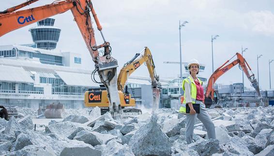 Katrin Hennig, Verantwortliche für die Erweiterung Terminal 1