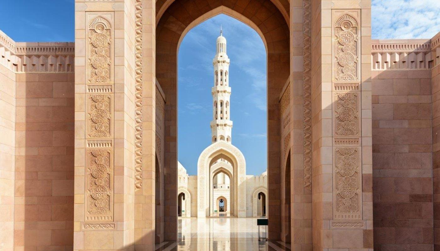 Moschee in Maskat im Oman Moschee in Maskat im Oman