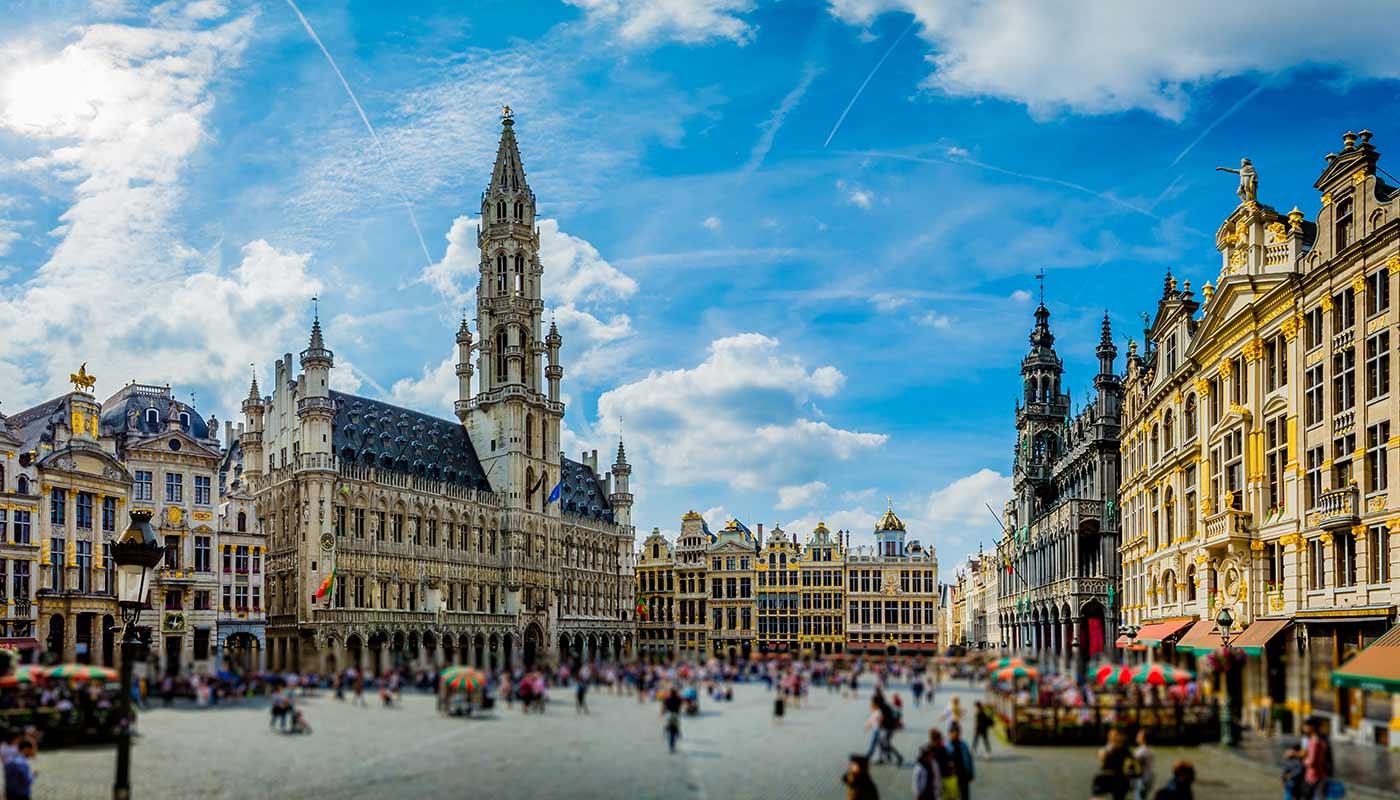 Innenstadt von Brüssel in Belgien Innenstadt von Brüssel in Belgien