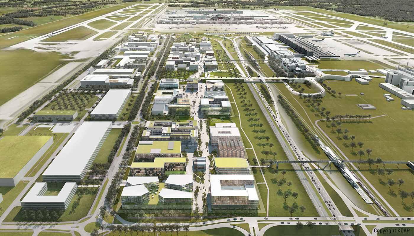 LabCampus Visualisierung LabCampus aus der Vogelperspektive