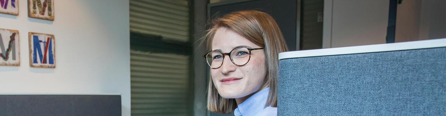 Duales Studium Chantal Schöner - Mitarbeiterin am Flughafen München