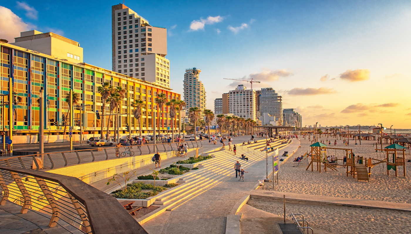 Strandpromenade in Tel Aviv Strandpromenade in Tel Aviv