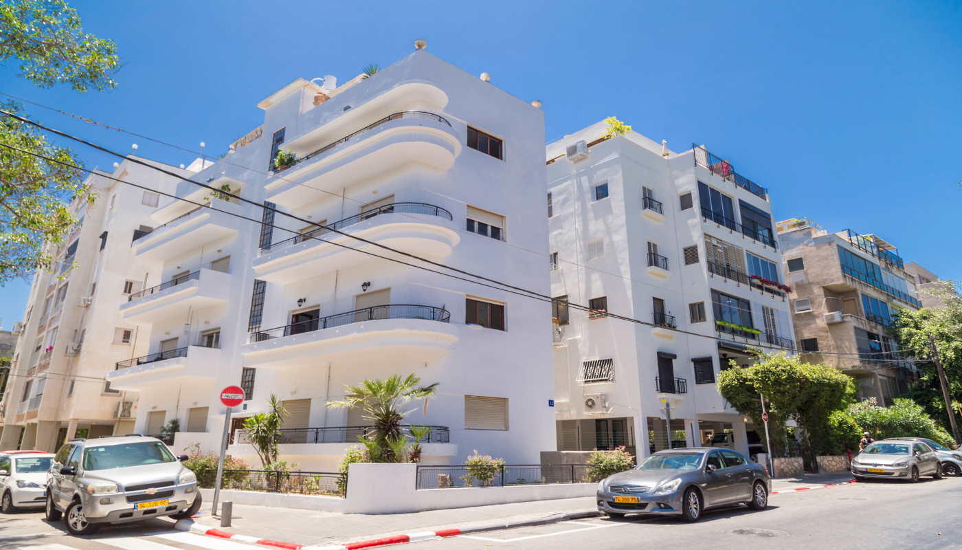 Straße der Weißen Stadt in Tel Aviv Straße der Weißen Stadt in Tel Aviv