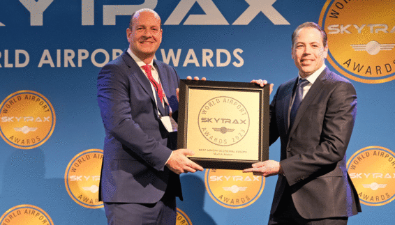 Awards at the World Airport Awards (Skytrax) in Amsterdam