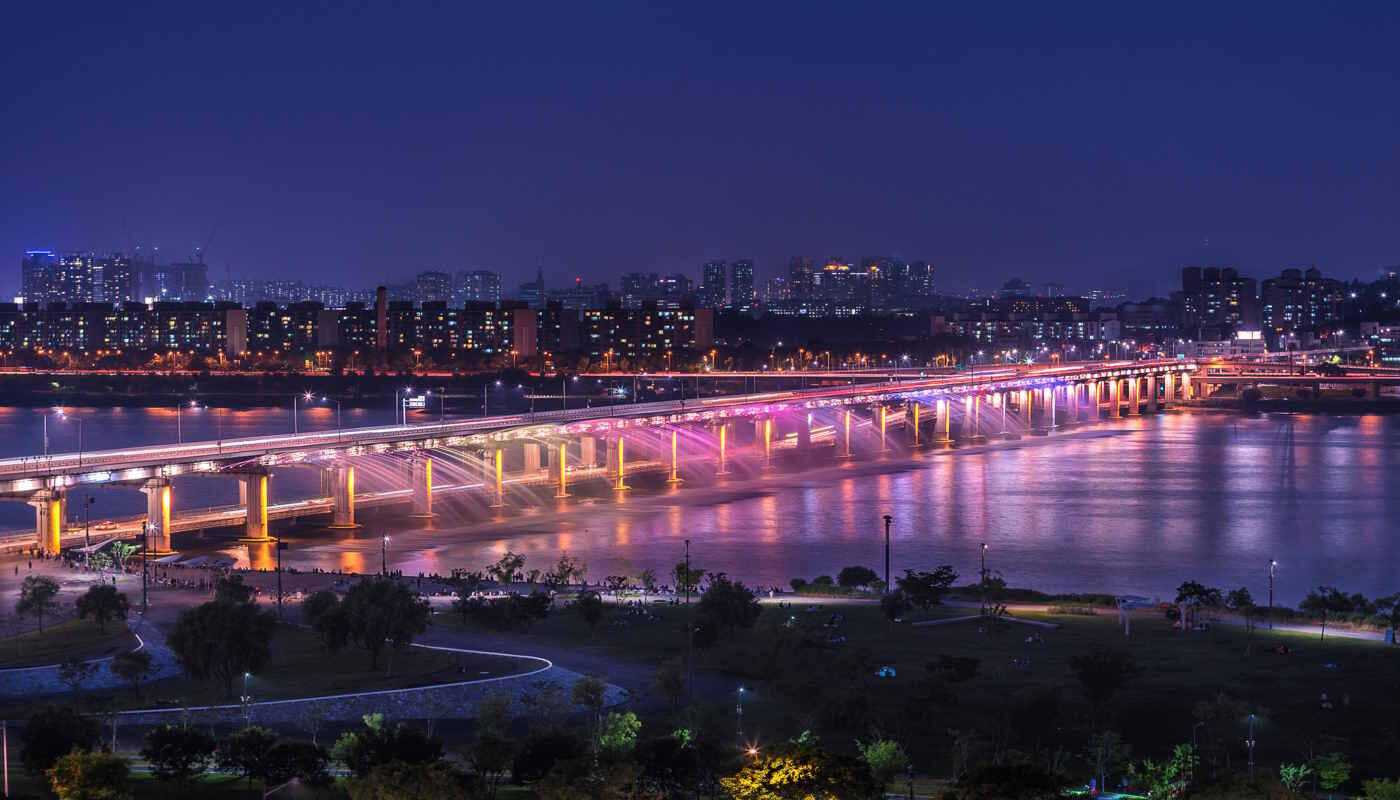 Banpo Brücke in Seoul Banpo Brücke in Seoul