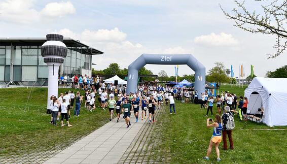 Start für den 17. Airportlauf am Flugahfen München