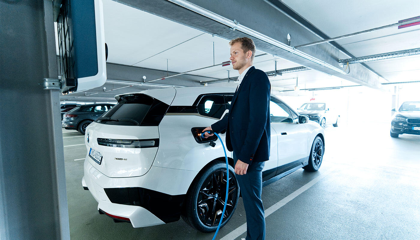 Parking and charging Self-Service parking and charging