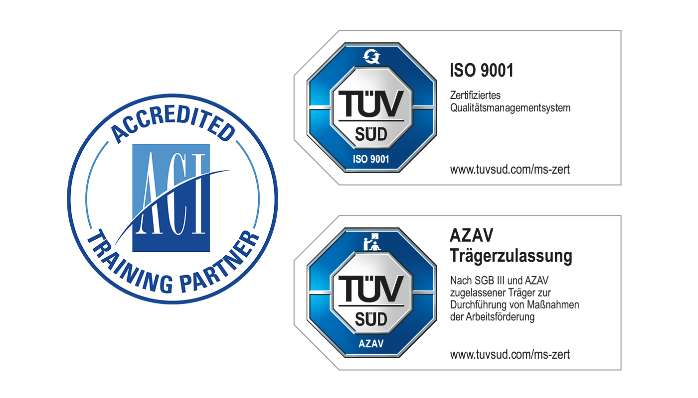 ACI ATP und TÜV Süd Zertifizierung