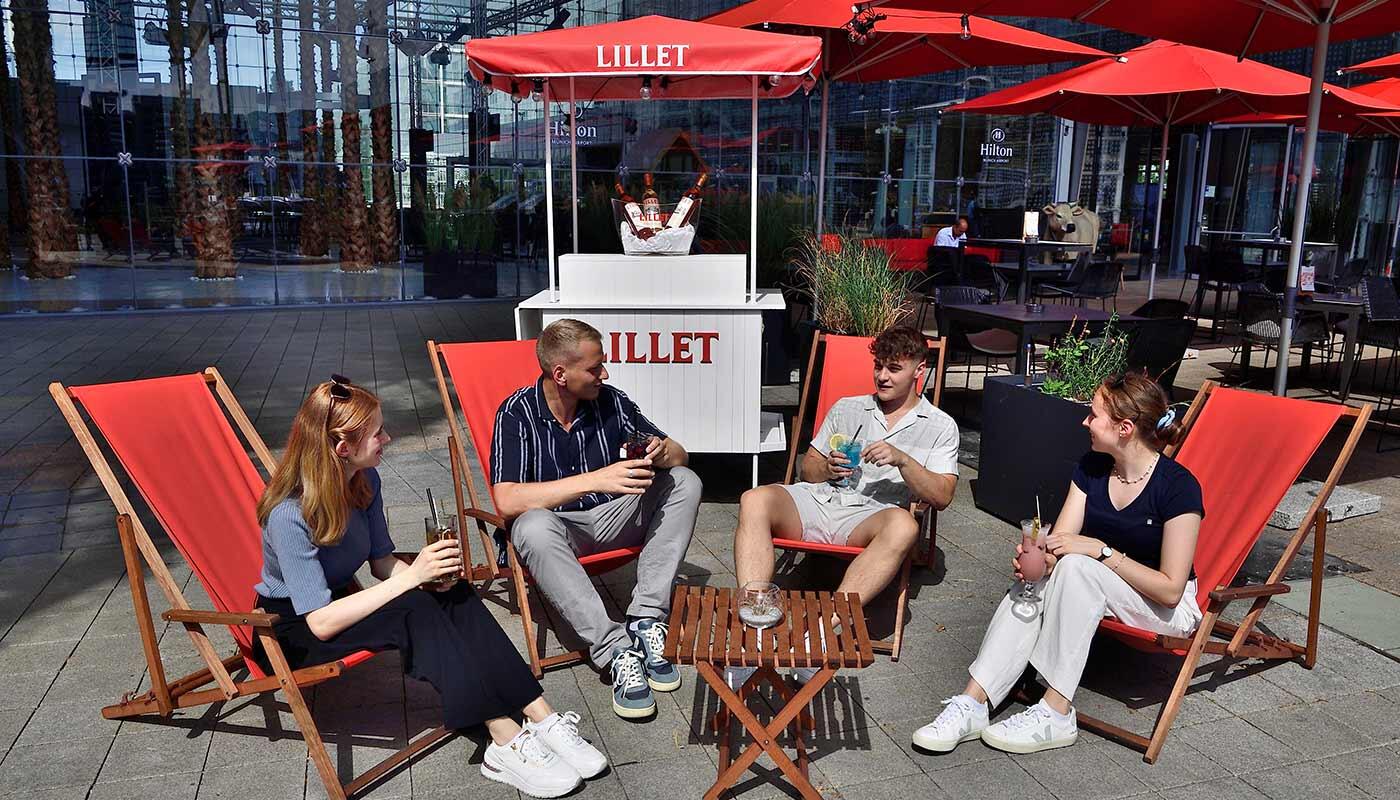 Hilton Airport Terrasse Hilton Airport Terrasse