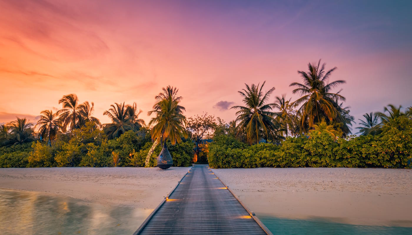 Steg auf den Malediven Steg auf den Malediven