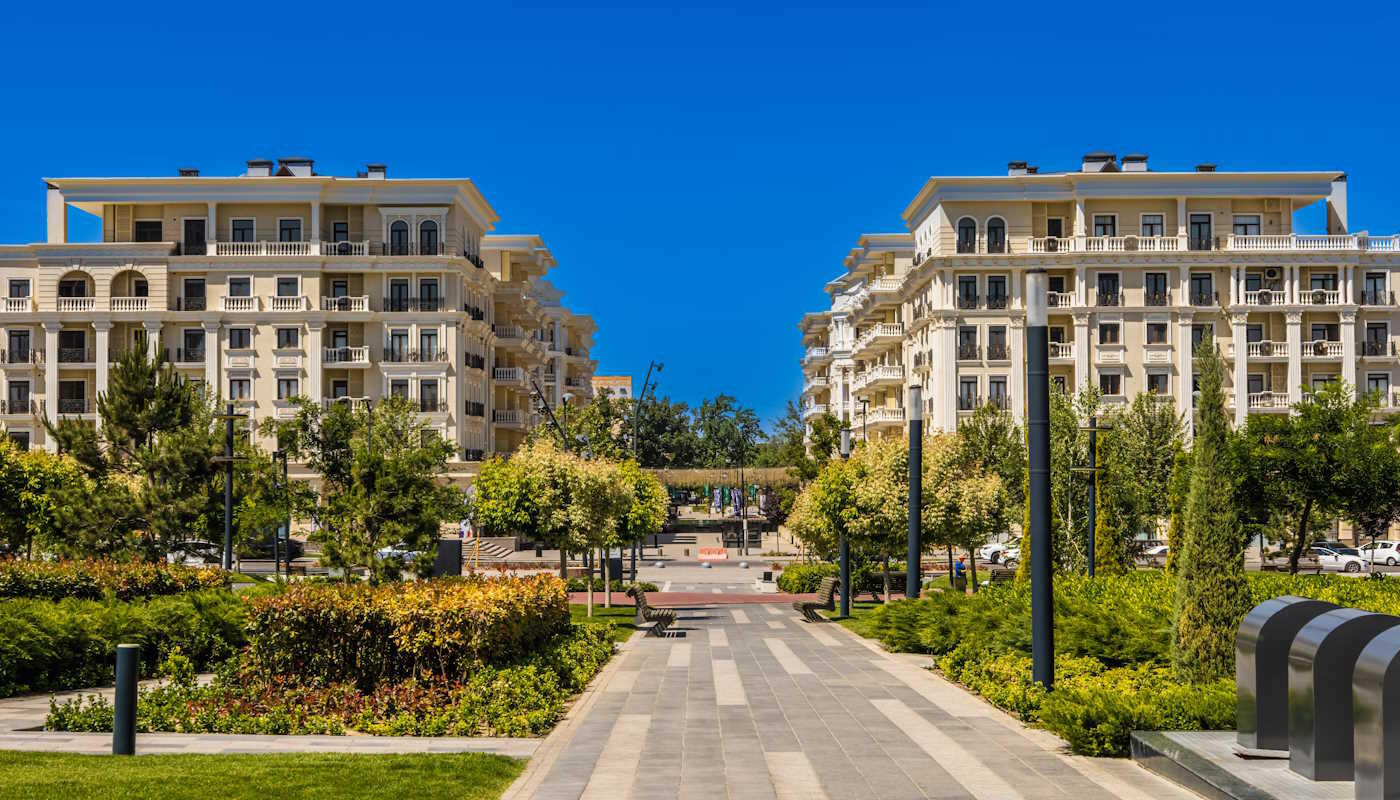 Innenstadt in Usbekistan / Taschkent Innenstadt in Usbekistan / Taschkent