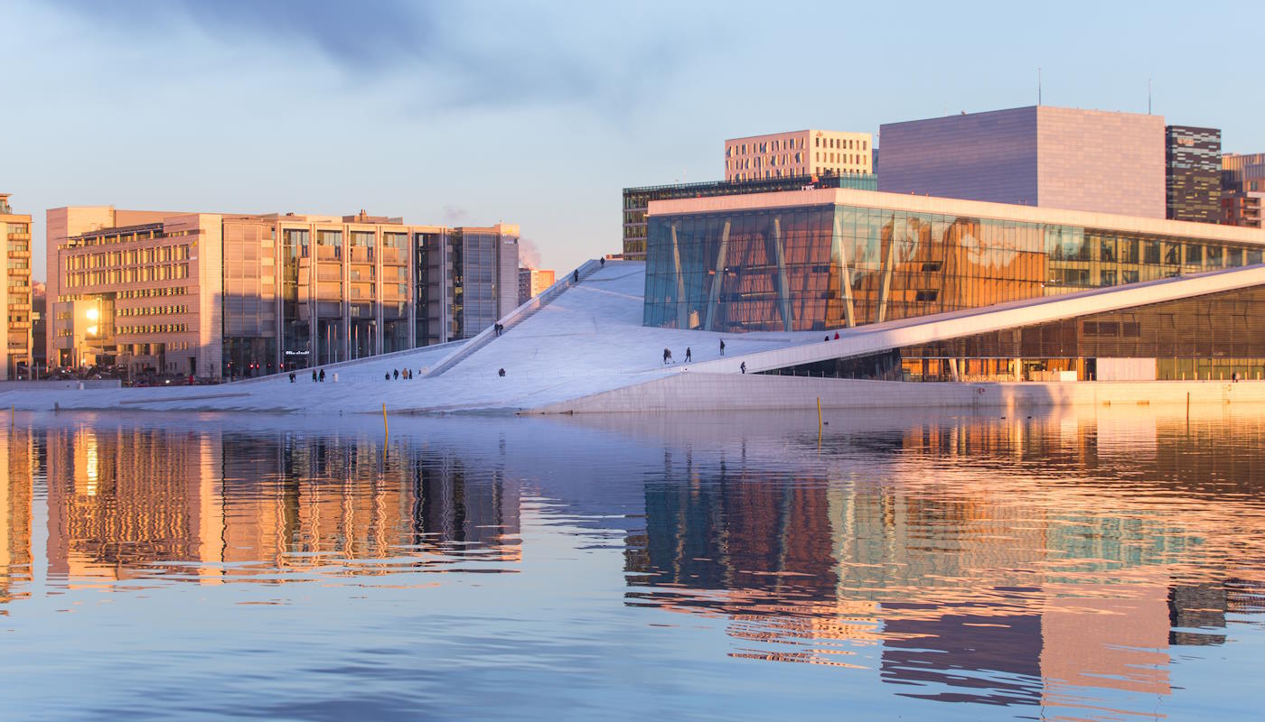 Opernhaus in Oslo, Norwegen Opernhaus in Oslo, Norwegen