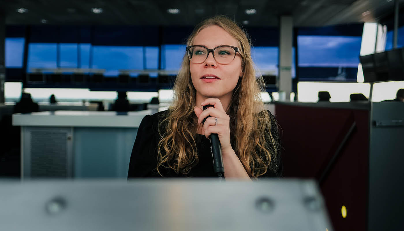 Lina Koppehele Vorfeldkontrolle