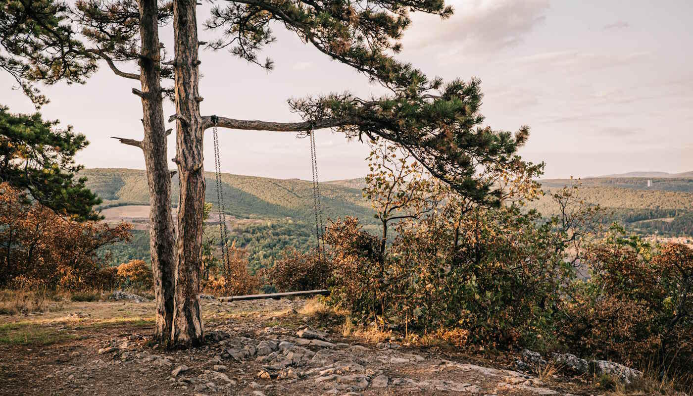 Mecsek Wanderung in Pecs, Ungarn Mecsek Wanderung in Pecs, Ungarn