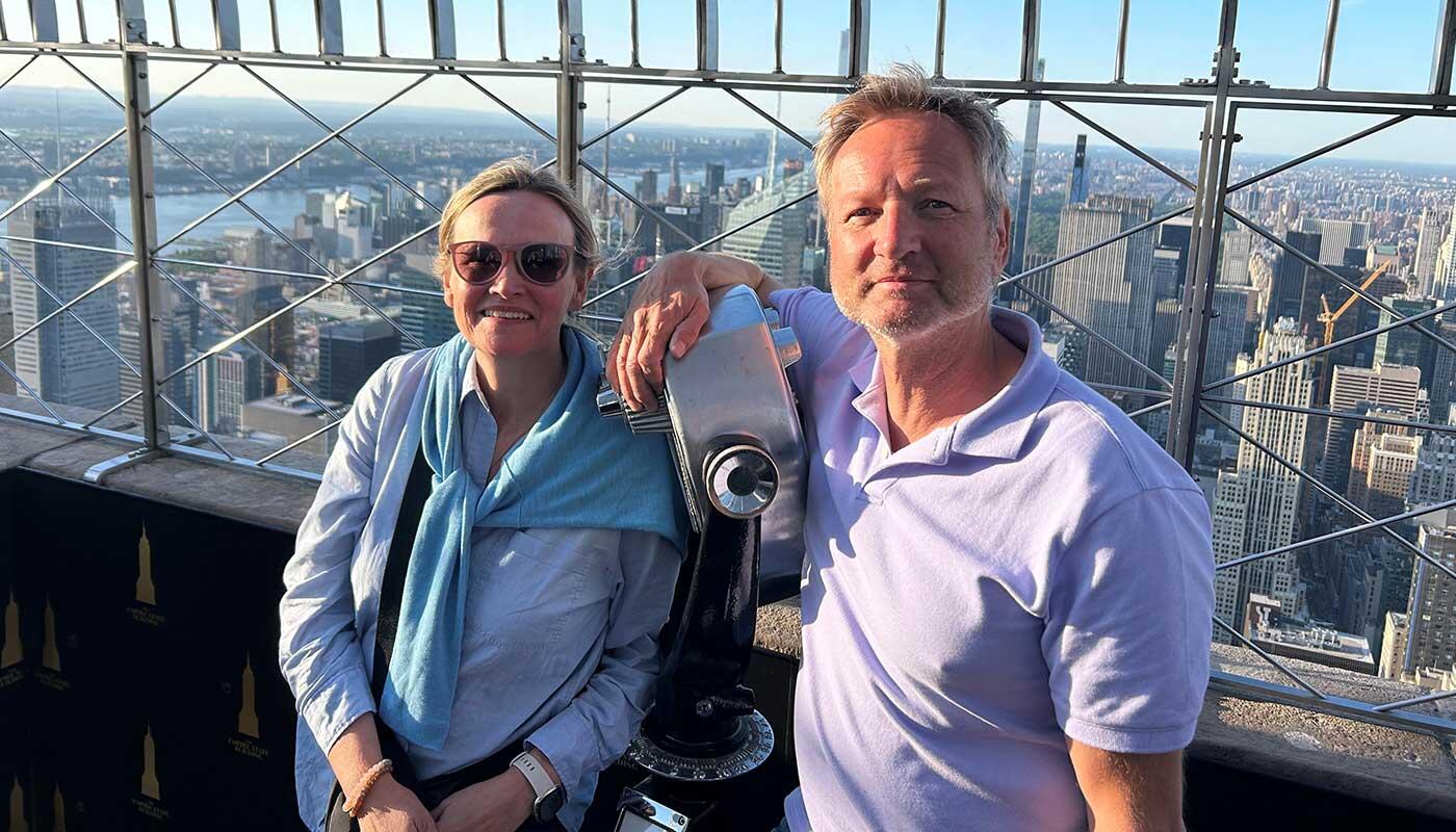 New York Insider Barbara Gimpel New York Insiderin Barbara Gimpel auf dem Empire State Building