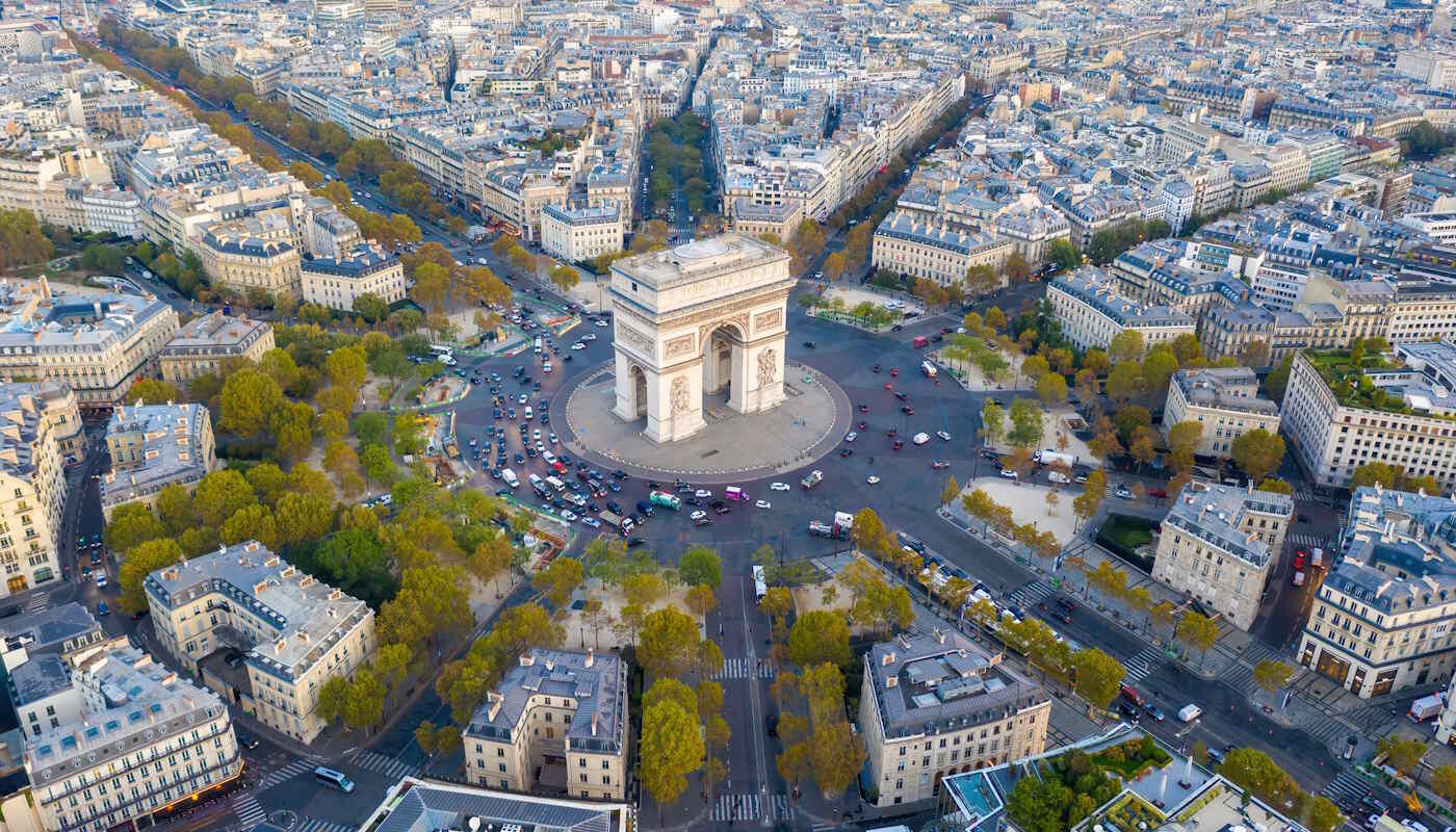 Triumpfbogen in Paris Triumpfbogen in Paris