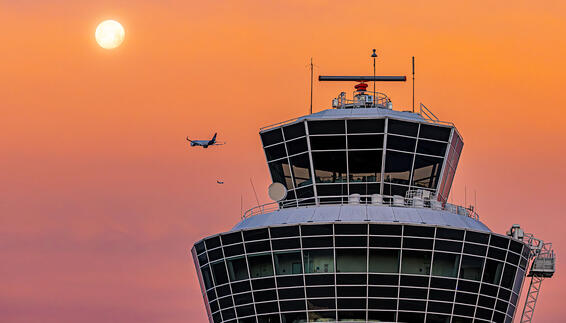 Tower am Flughafen München
