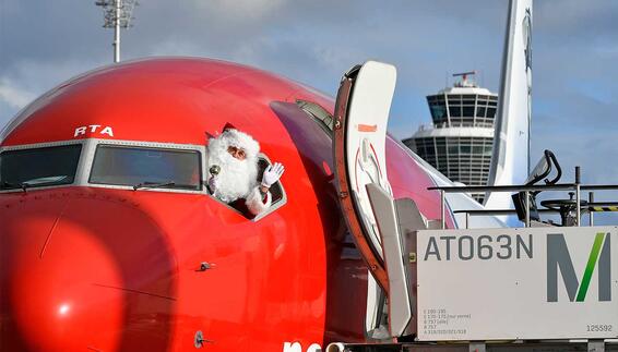 First flight to Rovaniemi with a Boeing 737 MAX 8 operated by Norwegian Air