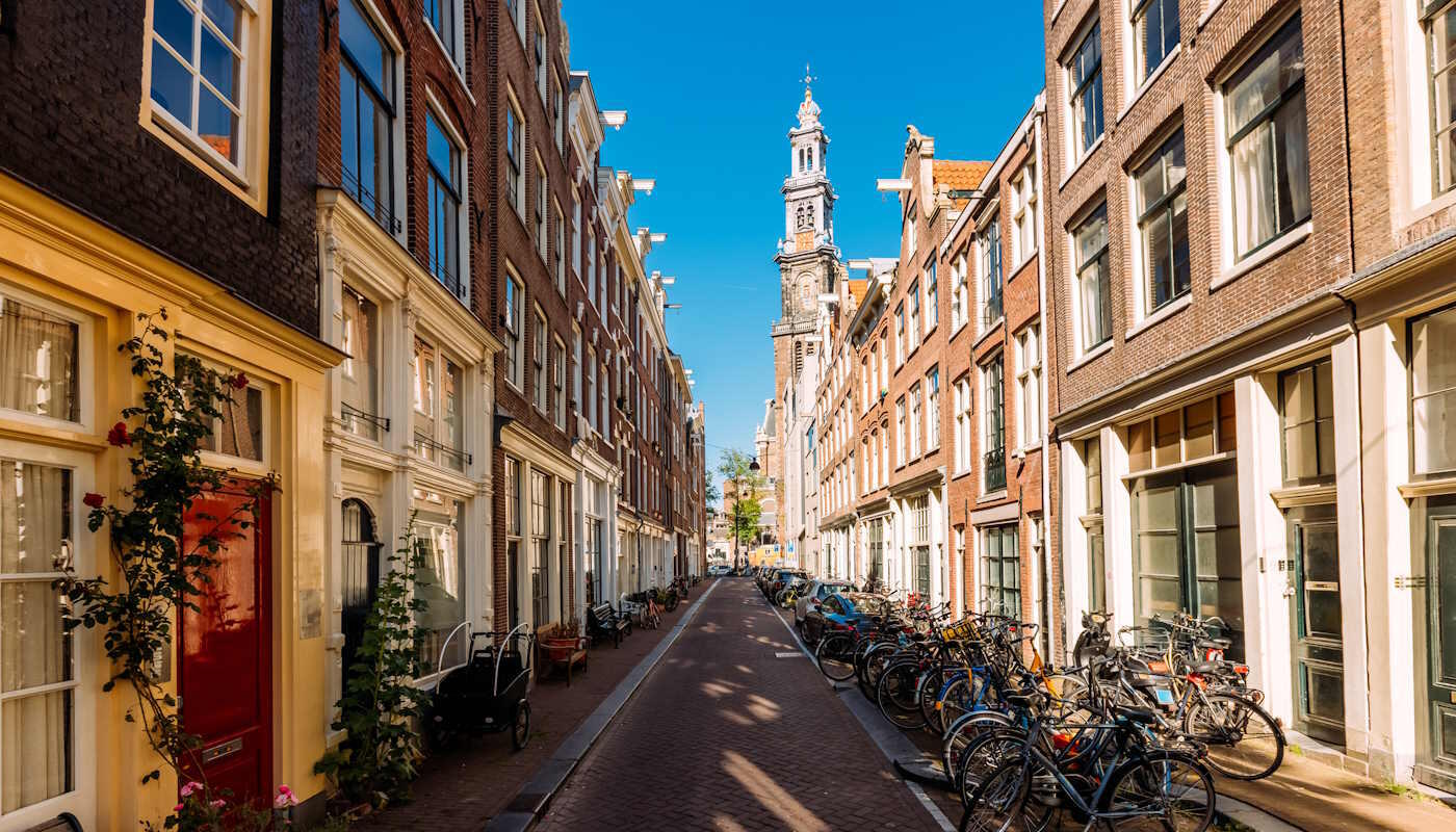 Jordaan Viertel in Amsterdam, Holland Jordaan Viertel in Amsterdam, Holland