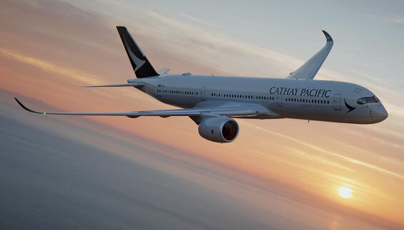 Cathay Pacific in der Luft
