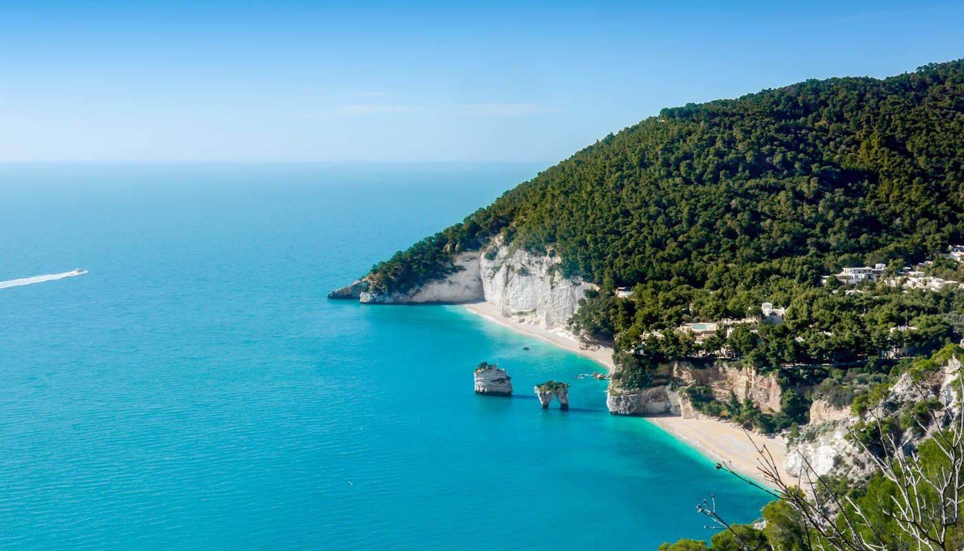 Bucht von Zagare, Gargano Italien Bucht von Zagare, Gargano Italien