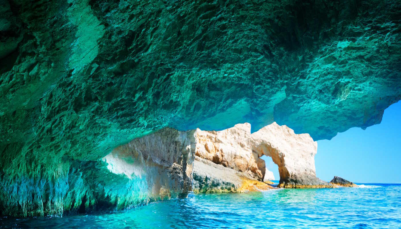 Blaue Grotte auf Zakynthos Blaue Grotte auf Zakynthos