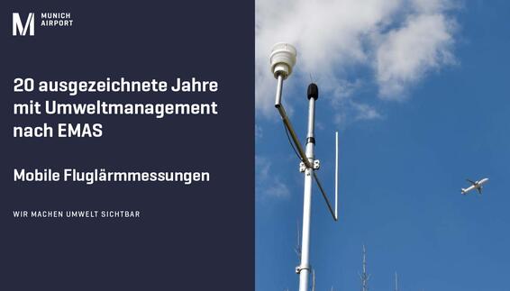 Plakat Aktion 20Jahre EMAS: Mobile Lärmmessungen