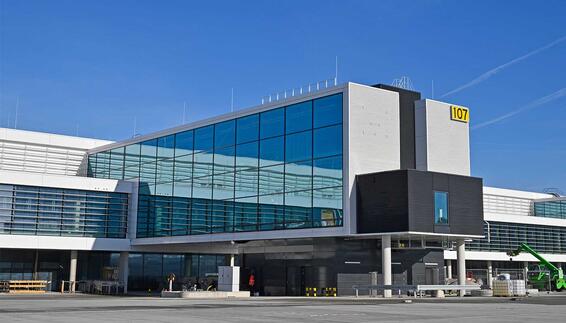 Neuer Flugsteig Terminal 1