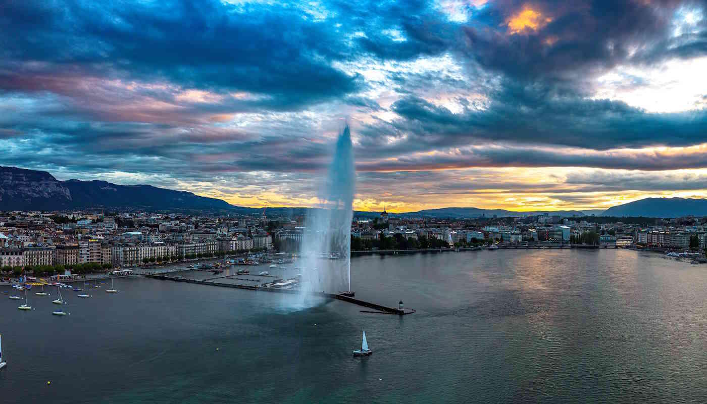 Wasserfontäne, Genf Wasserfontäne, Genf