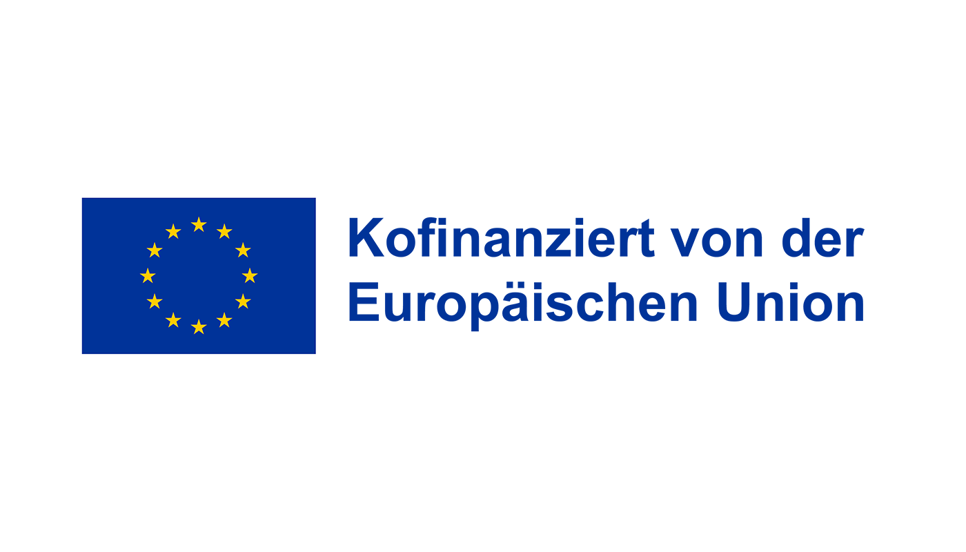 Kofinanziert von der Europäischen Union Logo mit "Kofinanziert von der Europäischen Union"