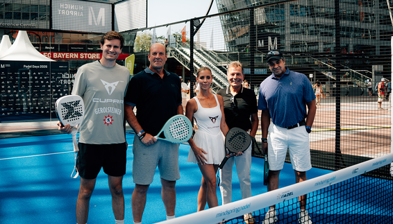 Eröffnung Padel Days am Flughafen München